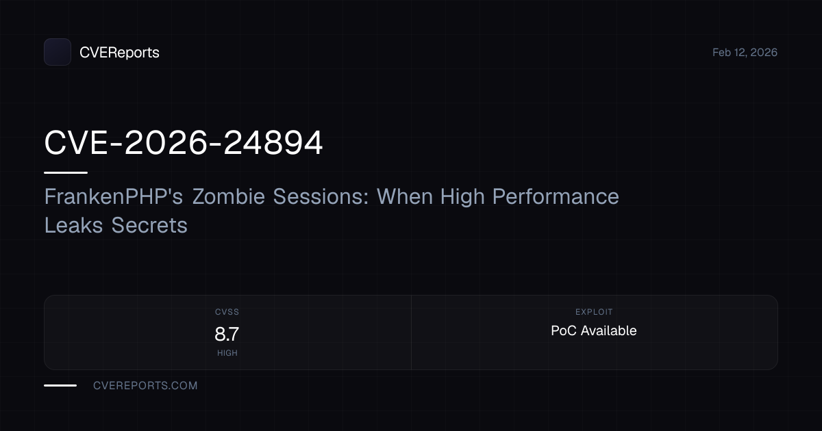 CVE-2026-24894: FrankenPHP's Zombie Sessions: When High Performance ...
