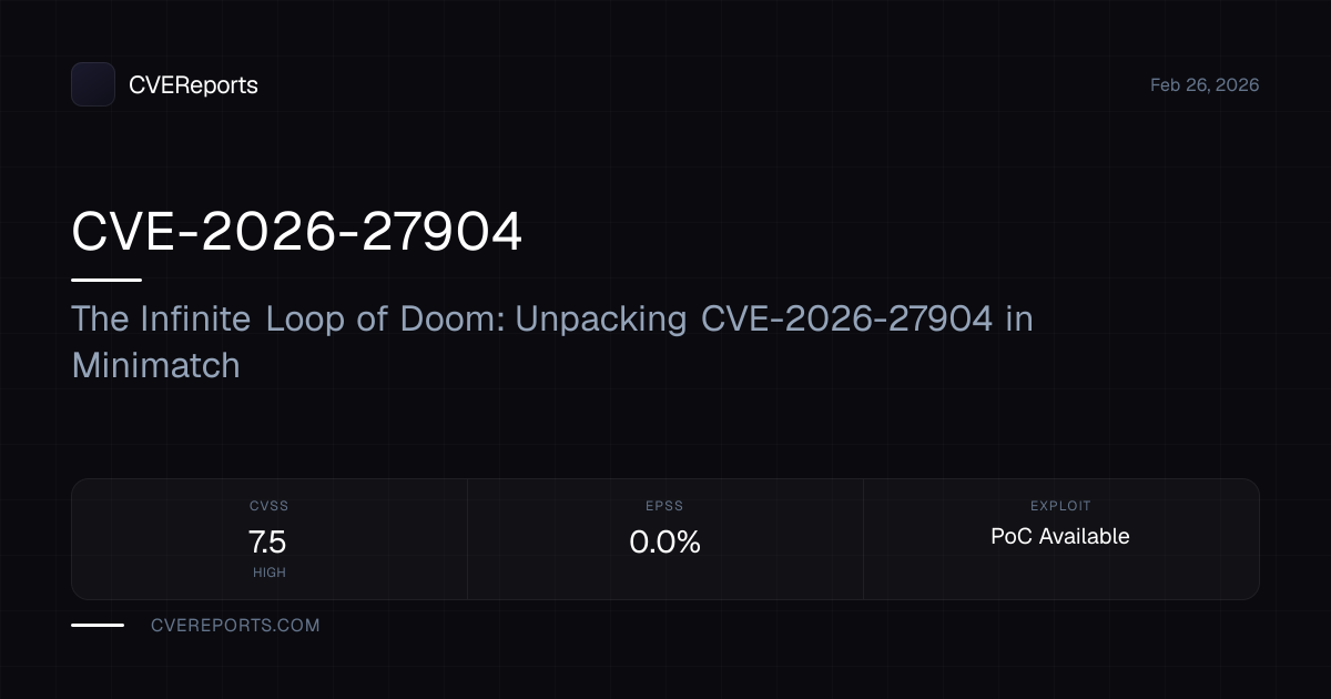CVE-2026-27904: The Infinite Loop of Doom: Unpacking CVE-2026-27904 in ...